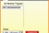 Cara Transfer Kuota Telkomsel Flash