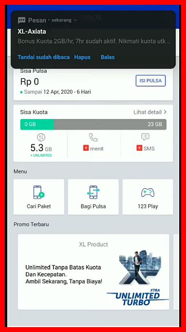 Cara Mengaktifkan Unlimited Kartu Xl - Cara Menambah Masa ...