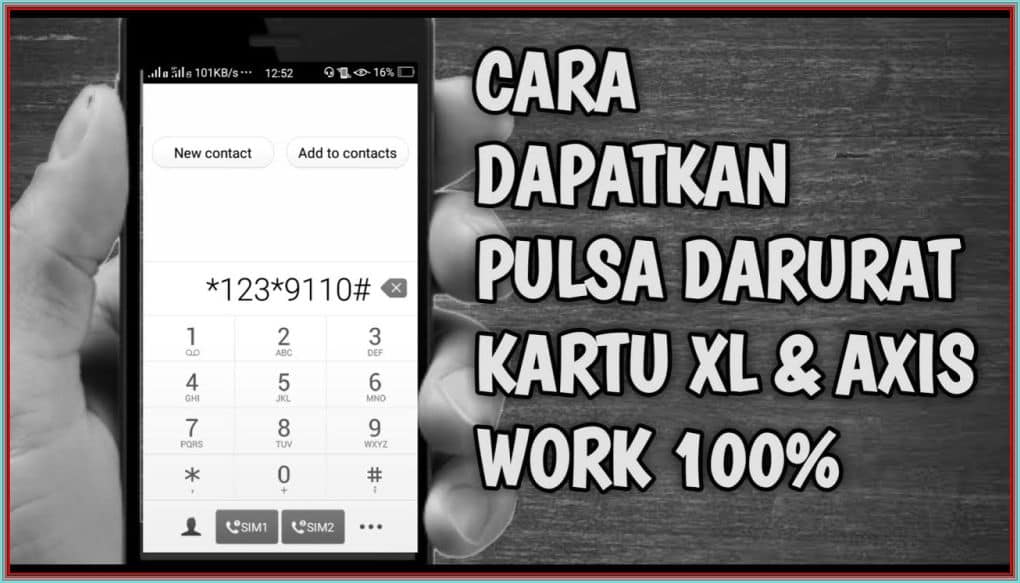 2 Cara Mudah Pinjam Pulsa Darurat Xl Dan Axis