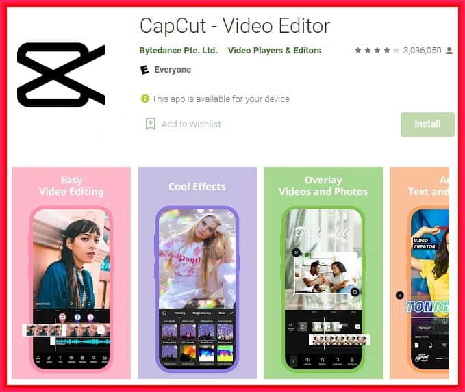 CapCut aplikasi Video Editor hits di tiktok